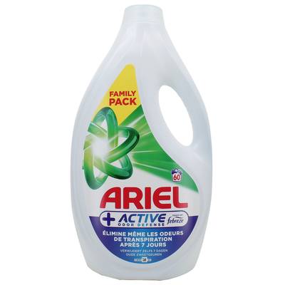 Ariel Lessive Liquide Active Odor Defense, 2,7L