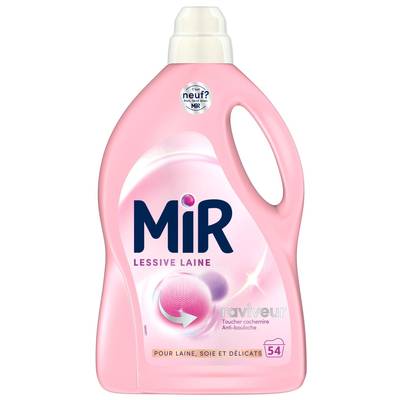 Mir Lessive liquide Laine 54 lavages, 2,7L