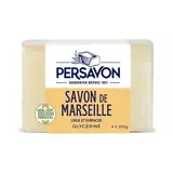 Persavon Savon Solide de Marseille Linge Et Surfaces Glycériné, 500g