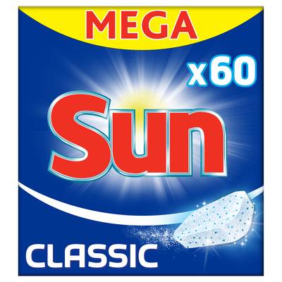 Sun Tablettes lave-vaisselle Classiques, 60 tablettes