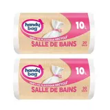 Handy Bag Sac à lien 10L, Lot de 2x20 pièces