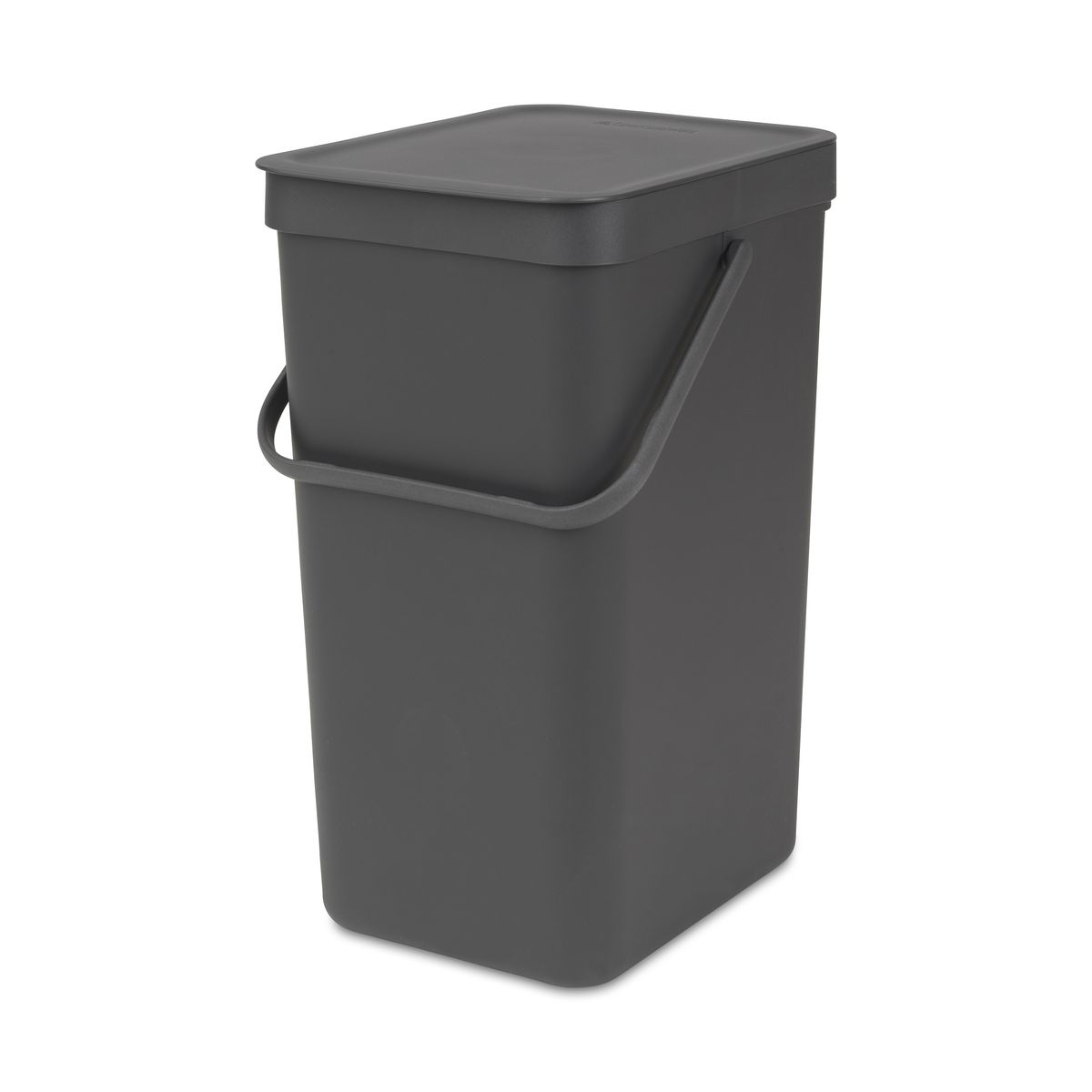 Brabantia Poubelle à déchets sort &go couleur gris, 16L