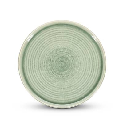 Collection Caméo Assiette plate 27,5cm vert Cameo, 1 pièce