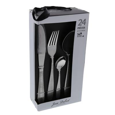 Jean Dubost Couvert en boite cadeau, 24 pieces