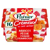 PANIER DE YOPLAIT Yaourt crémeux au lait entier aux fruits avec morceaux