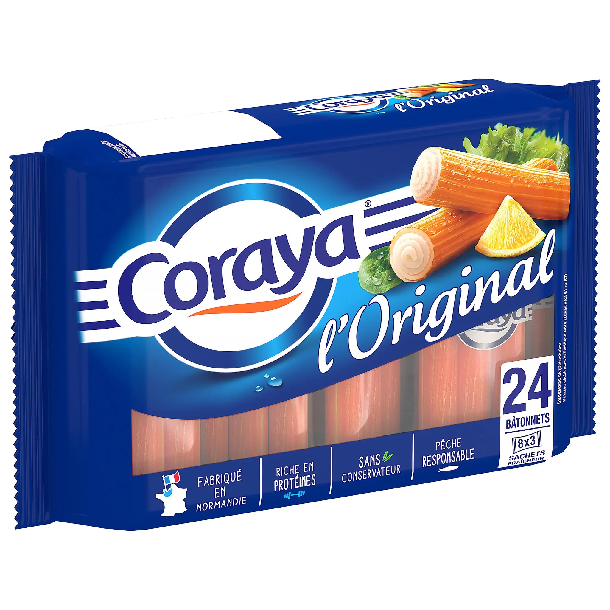 CORAYA L'original bâtonnets de surimi