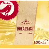 AUCHAN Thé noir Breakfast