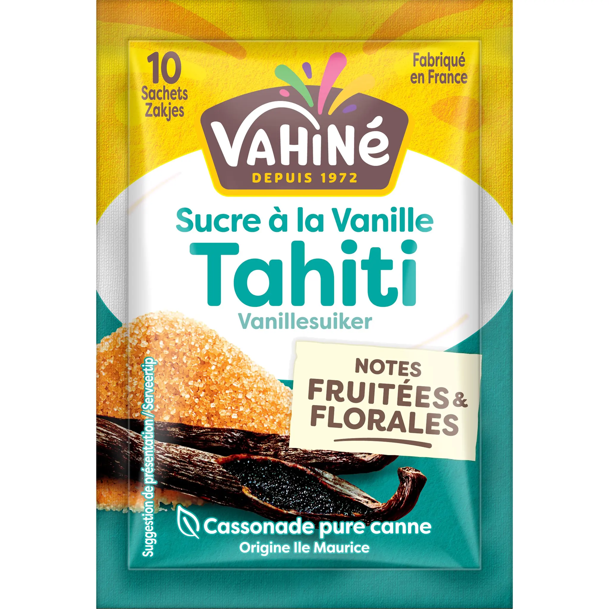 VAHINE Sucre à la vanille Tahiti