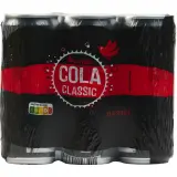 AUCHAN Boisson gazeuse au cola boîtes