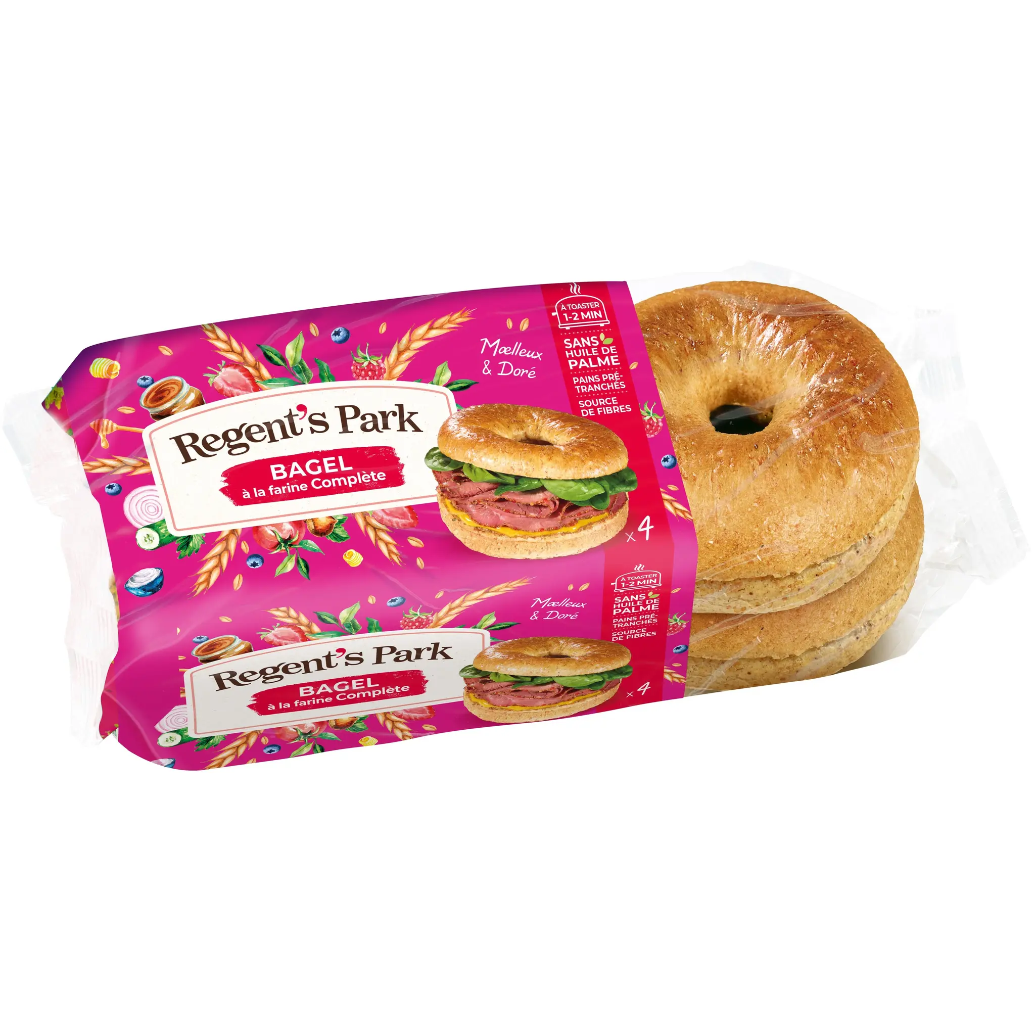 REGENT'S PARK Bagels à la farine complète