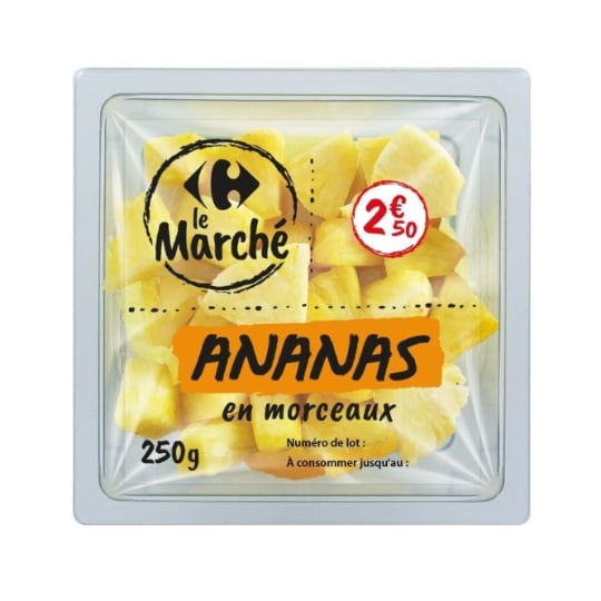 Ananas en morceaux CARREFOUR LE MARCHE