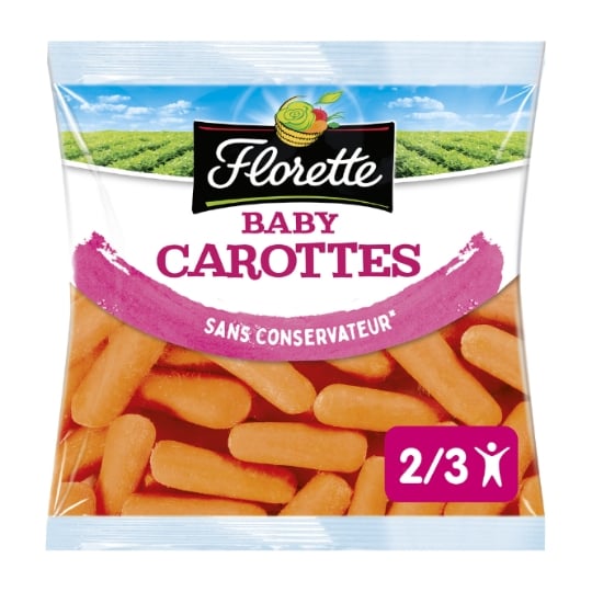 Baby Carottes Prêtes à Croquer FLORETTE
