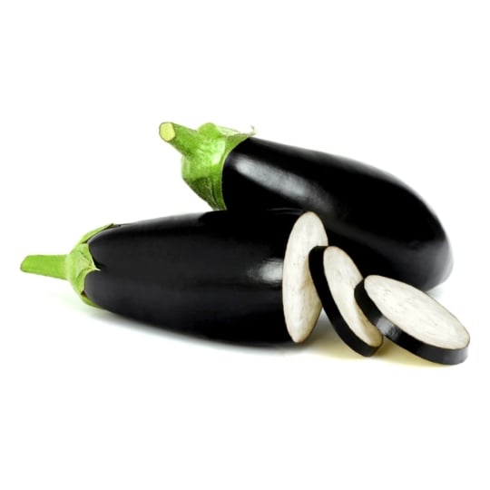 Aubergines violettes bio