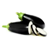 Aubergines violettes bio