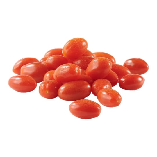 Tomates cerises allongées