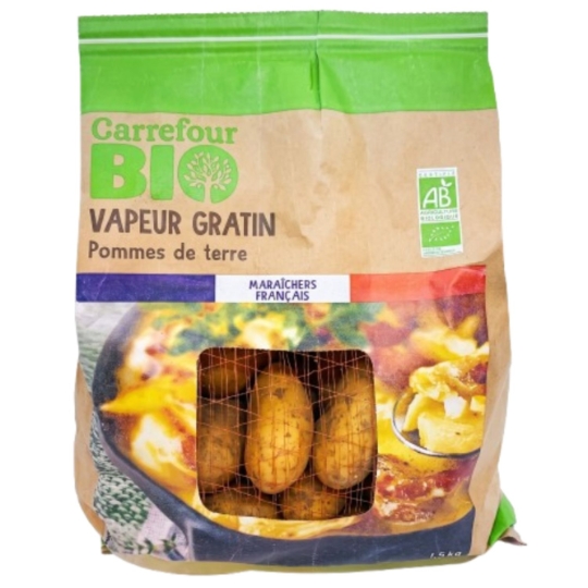 Pommes de Terre de Consommation Vapeur Bio