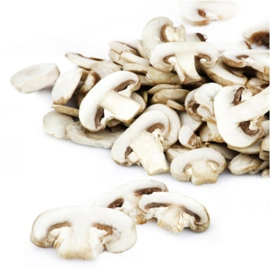 Champignons blancs émincés