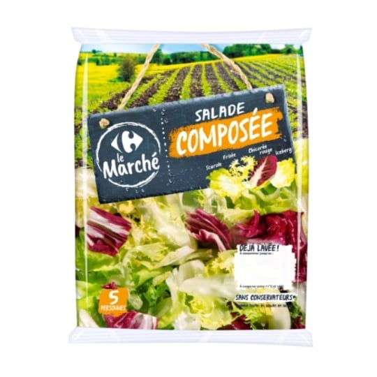 Salade  composée  CARREFOUR LE MARCHE
