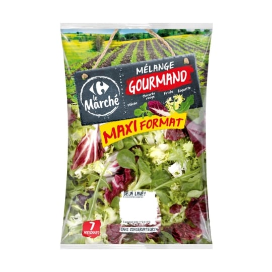 Salade mélange Gourmand  CARREFOUR LE MARCHE