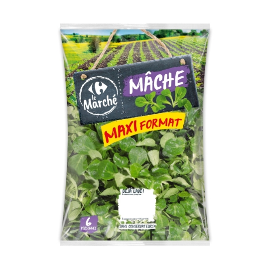 Salade  mâche  CARREFOUR LE MARCHE