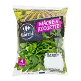 Salade mâche roquette  CARREFOUR LE MARCHE