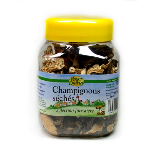 Champignons séchés sélection forestière ROGER DUTRUY