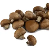 Champignons brun blond pieds coupés