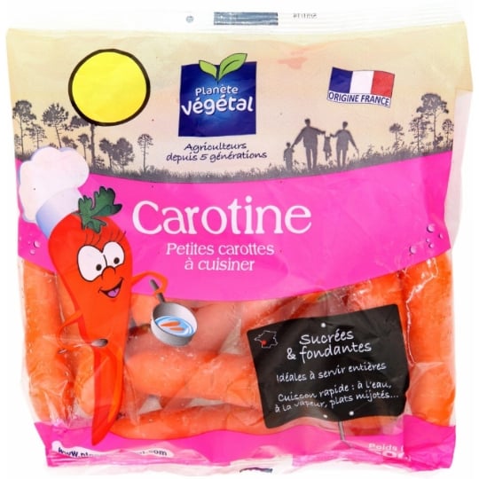 Carottes petites
