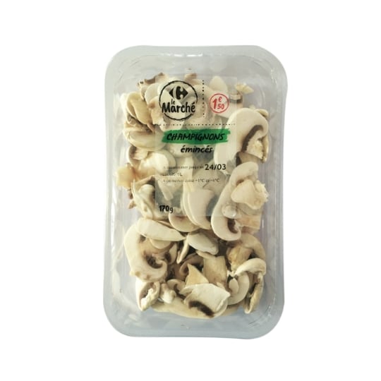 Champignons émincés CARREFOUR LE MARCHE