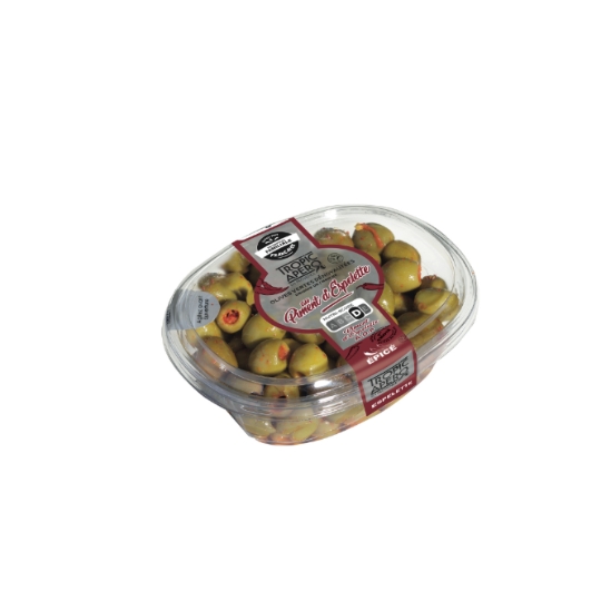 Olives Vertes Dénoyautées Piment d'Espelette TROPIC APERO