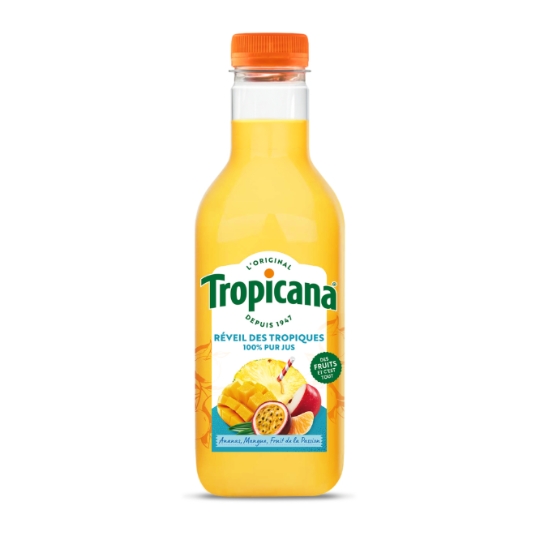 Jus Multifruits Réveil des Tropiques Pur Jus TROPICANA