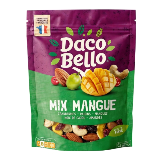 Mix Mangue Cranberries - Raisins - Mangues -Noix de Cajou - Amandes DACO BELLO