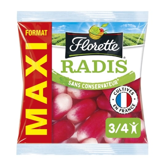 Radis Prêts à Croquer Maxi Format FLORETTE