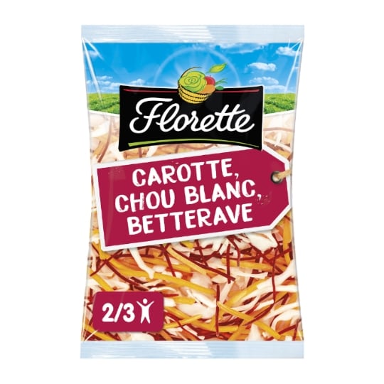 Mélange de Crudités Carotte Chou Blanc Betterave FLORETTE