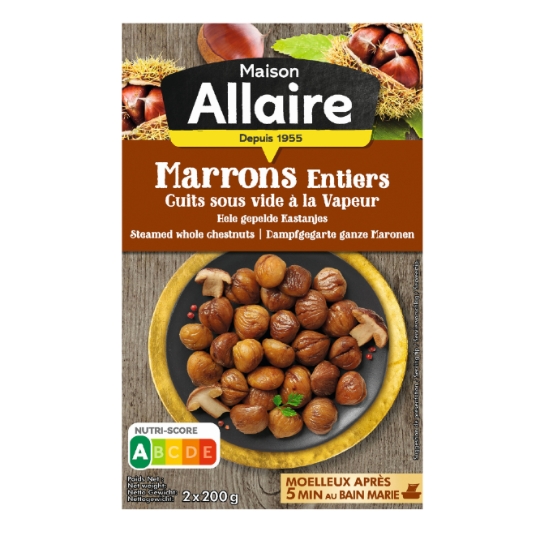 Marrons cuits à la vapeur ALLAIRE