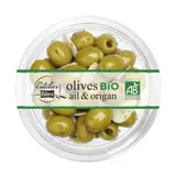 Olives Vertes Ail et Origan Bio ATELIER BLINI