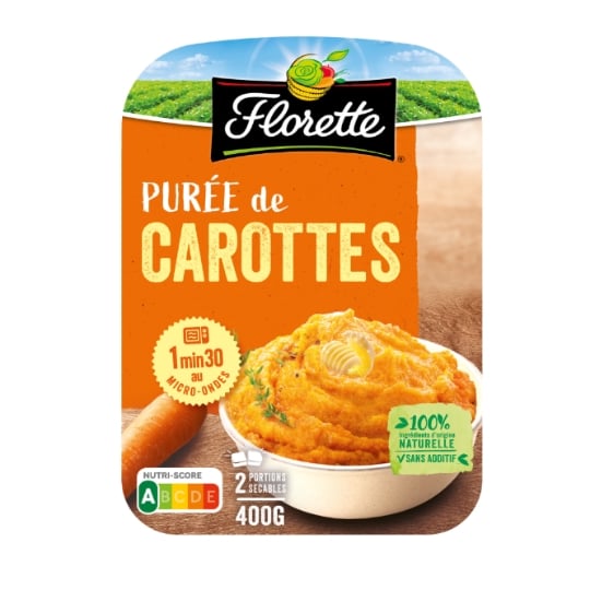 Purée Fraîche de Carottes FLORETTE