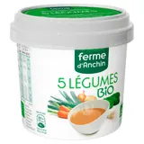 Soupe Bio 5 légumes  FERME D'ANCHIN