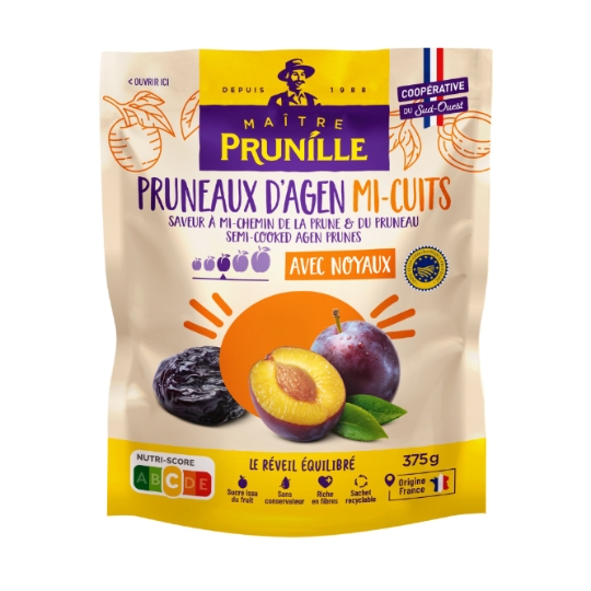 Pruneaux IGP Agen Mi-Cuits Dénoyautés MAITRE PRUNILLE