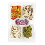 Légumes Plateau de Champignons, Poivrons et Cornichons 100% TOUT PRET