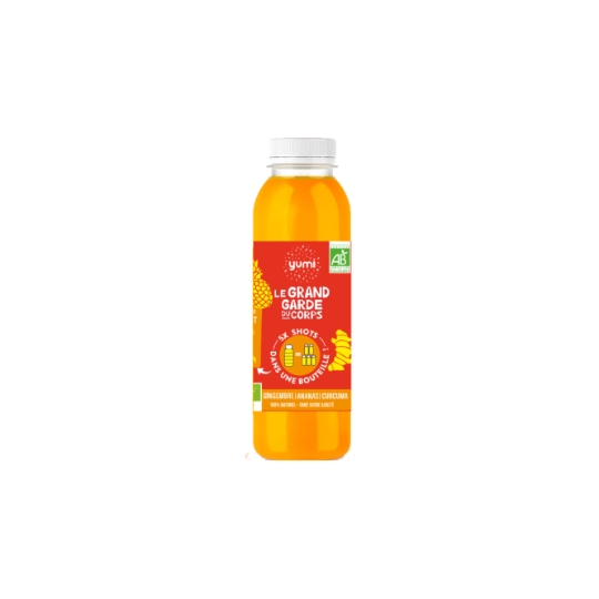 Shot de Gingembre, Ananas et Curcuma sans sucre ajouté YUMI