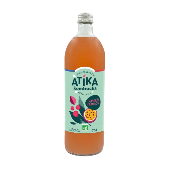 Boisson Passion Framboise Kombucha ATIKA