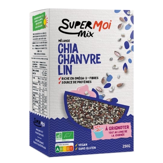 Mélange Chia Chanvre et Lin Bio SUPER MOI