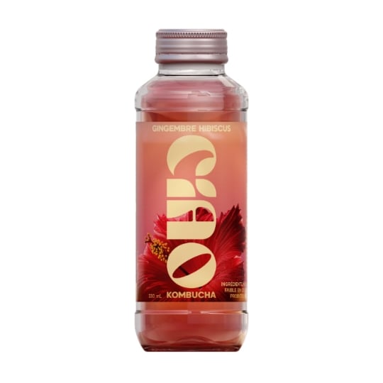 Kombucha Saveur Gingembre Hibiscus CIAO