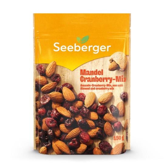 Mélange Amandes et Cranberry non Salés SEEBERGER