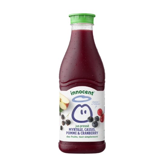Jus multifruits myrtille cassis pomme et cranberry INNOCENT