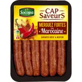Merguez Fortes Boeuf et Mouton à la Marocaine SOCOPA