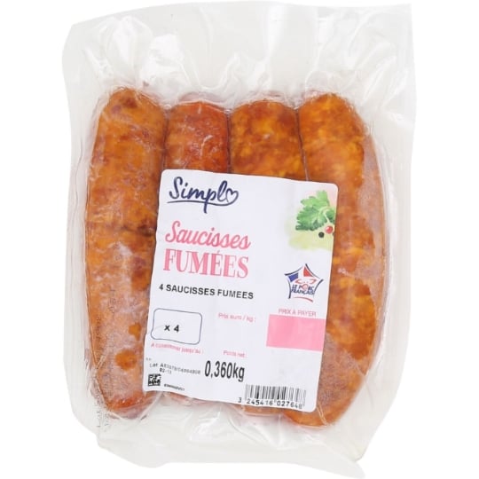 Saucisses Fumées Petit Prix SIMPL