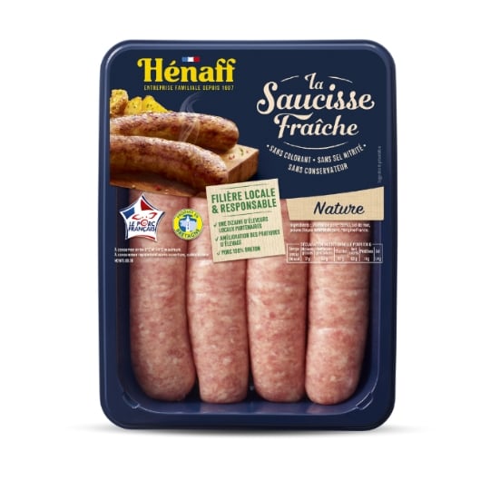 Saucisses Fraîches Nature HENAFF