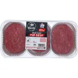 Steaks Hachés Pur Bœuf 15% MG CARREFOUR LE MARCHE